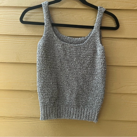 SKIMS Cozy Knit Tank in Grey Size S/M - Picture 2 of 3
